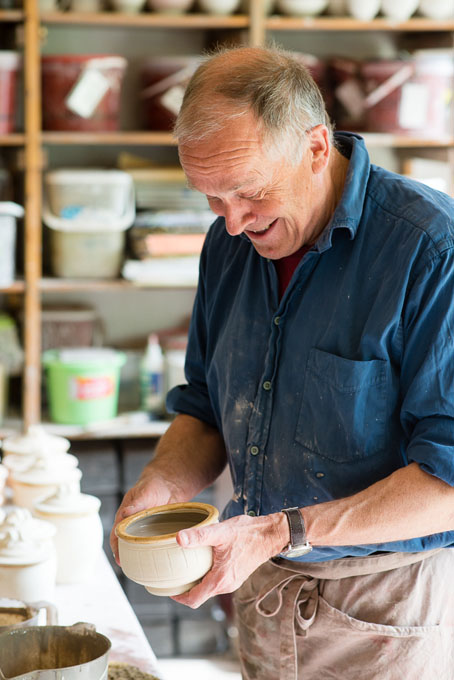 Jason Braham at work in his workshop 2016